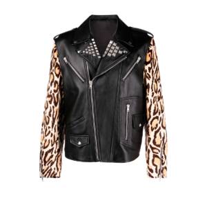 Faux leather jacket